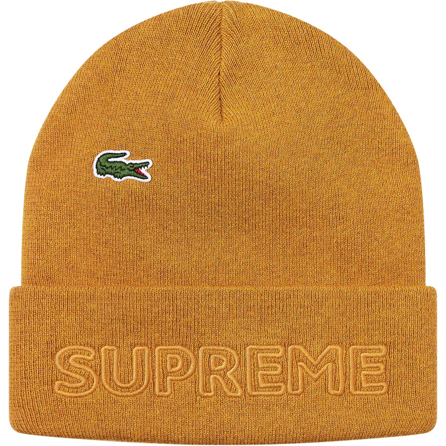 Supreme Supreme LACOSTE Beanie (FW19) - Gold - $58