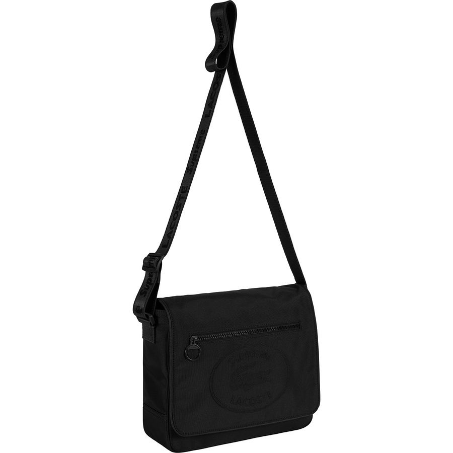 Supreme Supreme LACOSTE Small Messenger Bag (FW19) - Black - $128