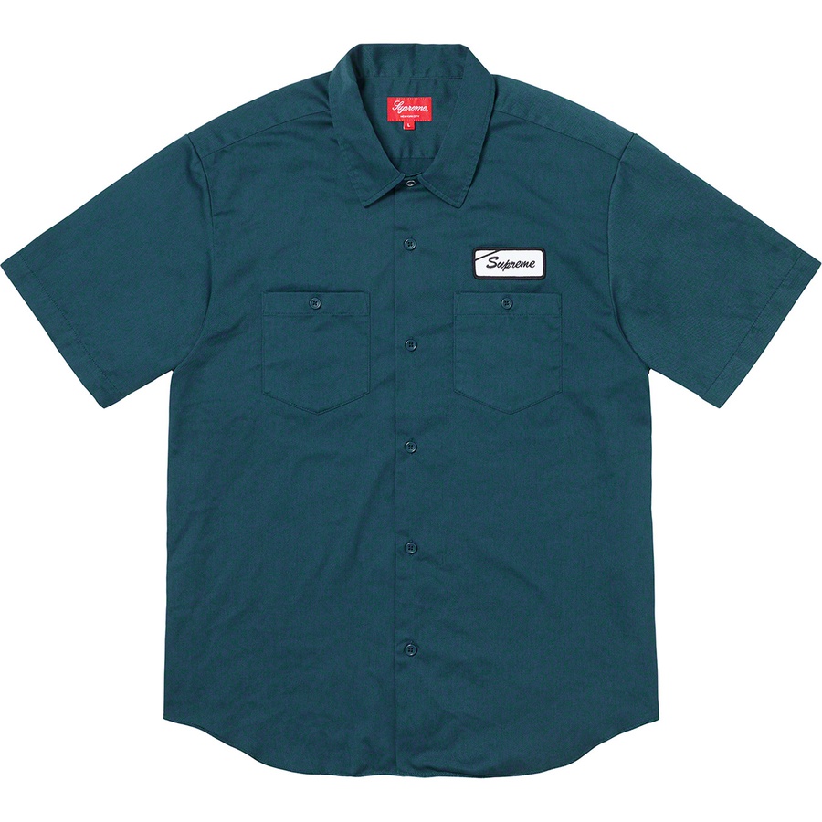 Supreme God's Favorite S S Work Shirt (FW19) - Light Navy - $128