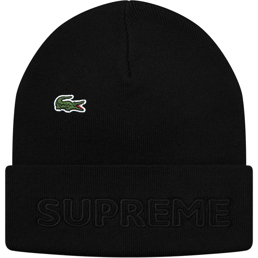 Supreme Supreme LACOSTE Beanie (FW19) - Black - $58