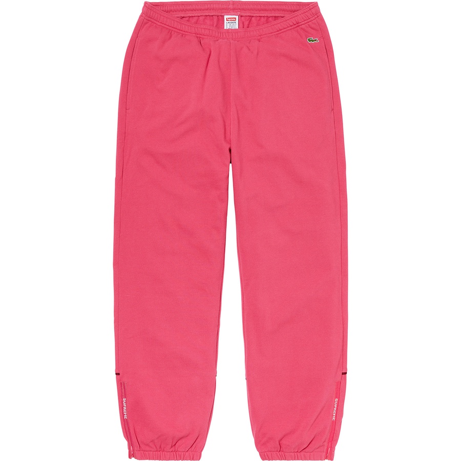 Supreme Supreme LACOSTE Pique Pant (FW19) - Pink - $148