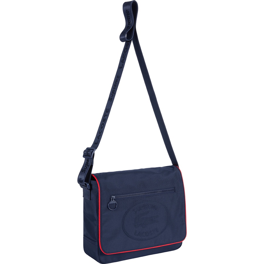 Supreme Supreme LACOSTE Small Messenger Bag (FW19) - Navy - $128