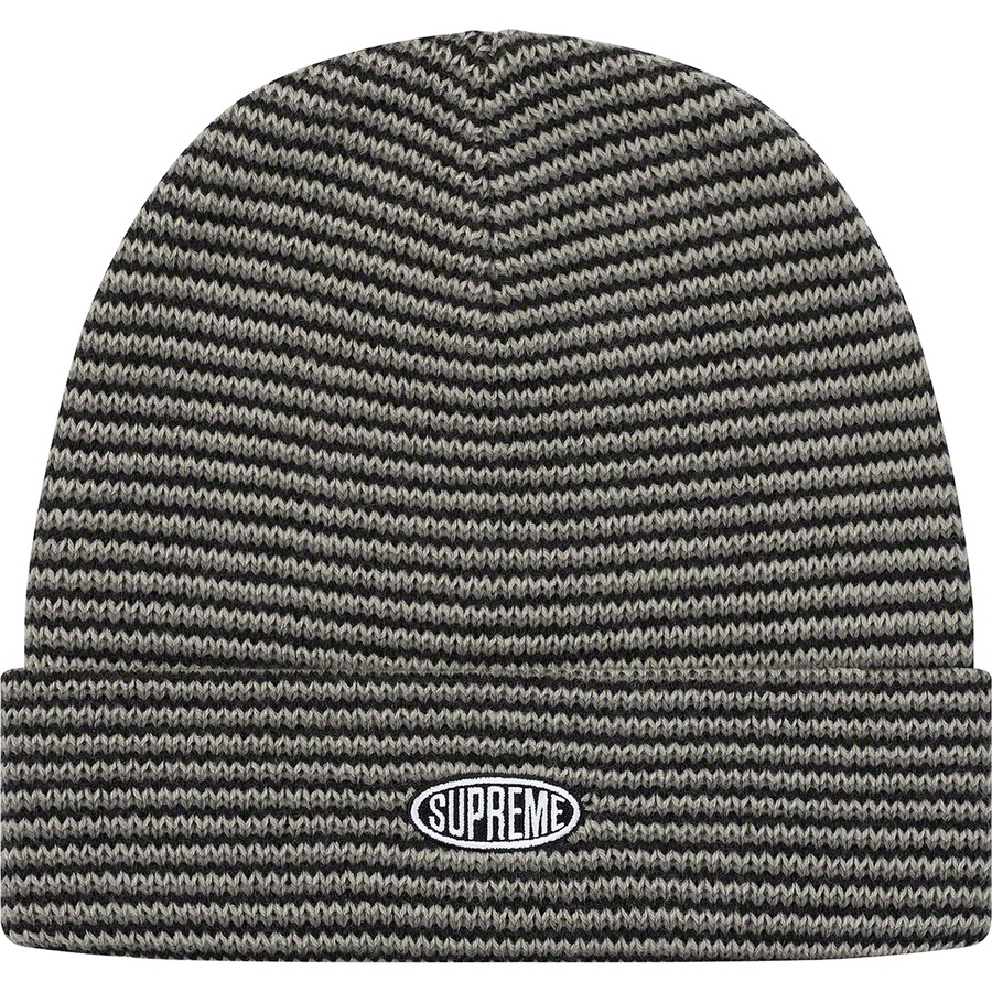 Supreme Zig Zag Stripe Beanie (FW19) - Black - $34