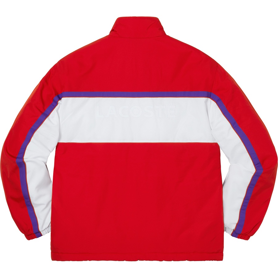 Supreme Supreme LACOSTE Puffy Half Zip Pullover (FW19) - Red - $218