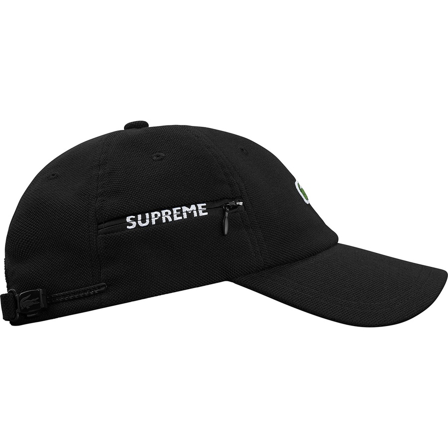 Supreme Supreme LACOSTE Pique 6-Panel (FW19) - Black - $68