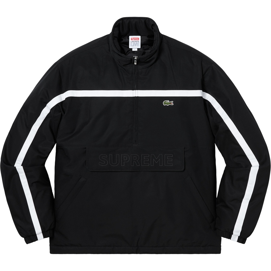 Supreme Supreme LACOSTE Puffy Half Zip Pullover (FW19) - Black - $218