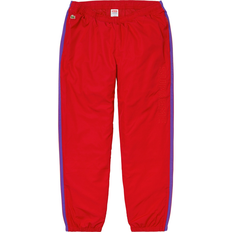 Supreme Supreme LACOSTE Track Pant (FW19) - Red - $148