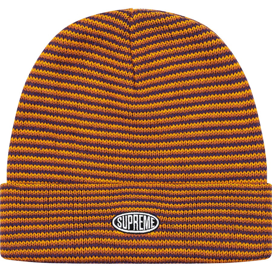 Supreme Zig Zag Stripe Beanie (FW19) - Orange - $34