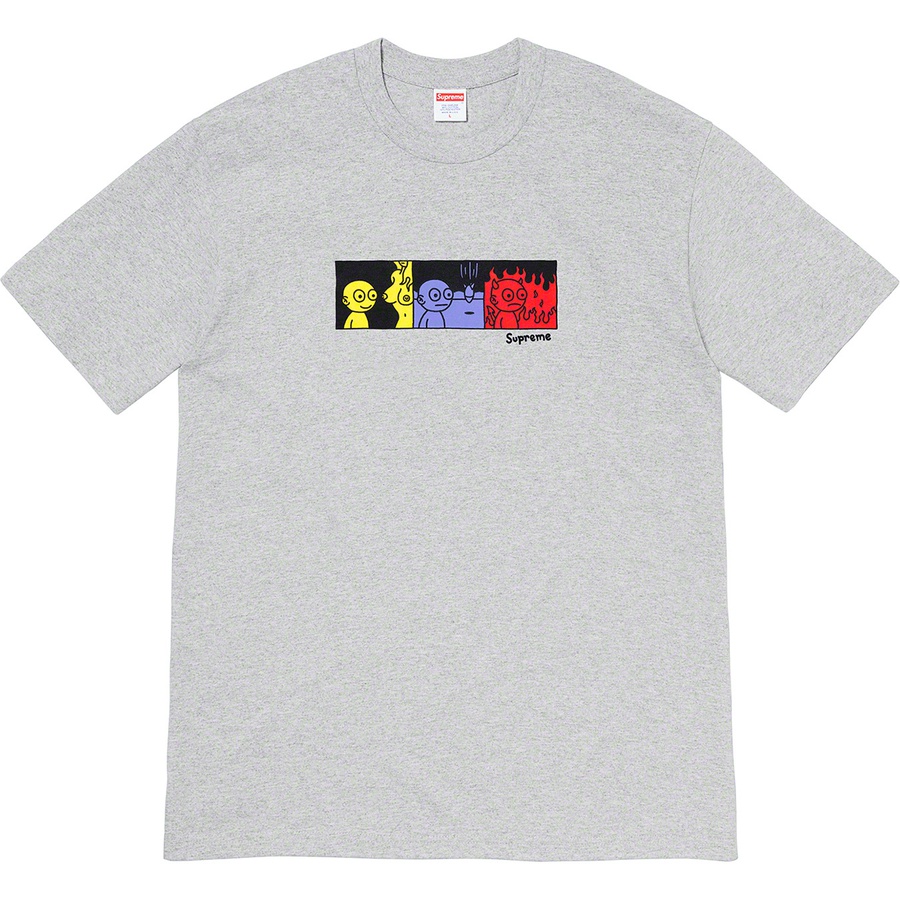 Supreme Life Tee (FW19) - Heather Grey - $38