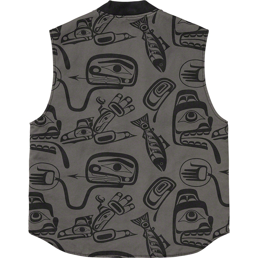 Supreme Haida Work Vest (FW19) - Grey - $158