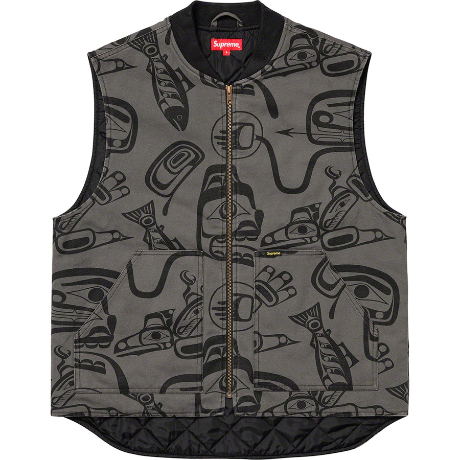 Supreme Haida Work Vest (FW19) - Grey - $158
