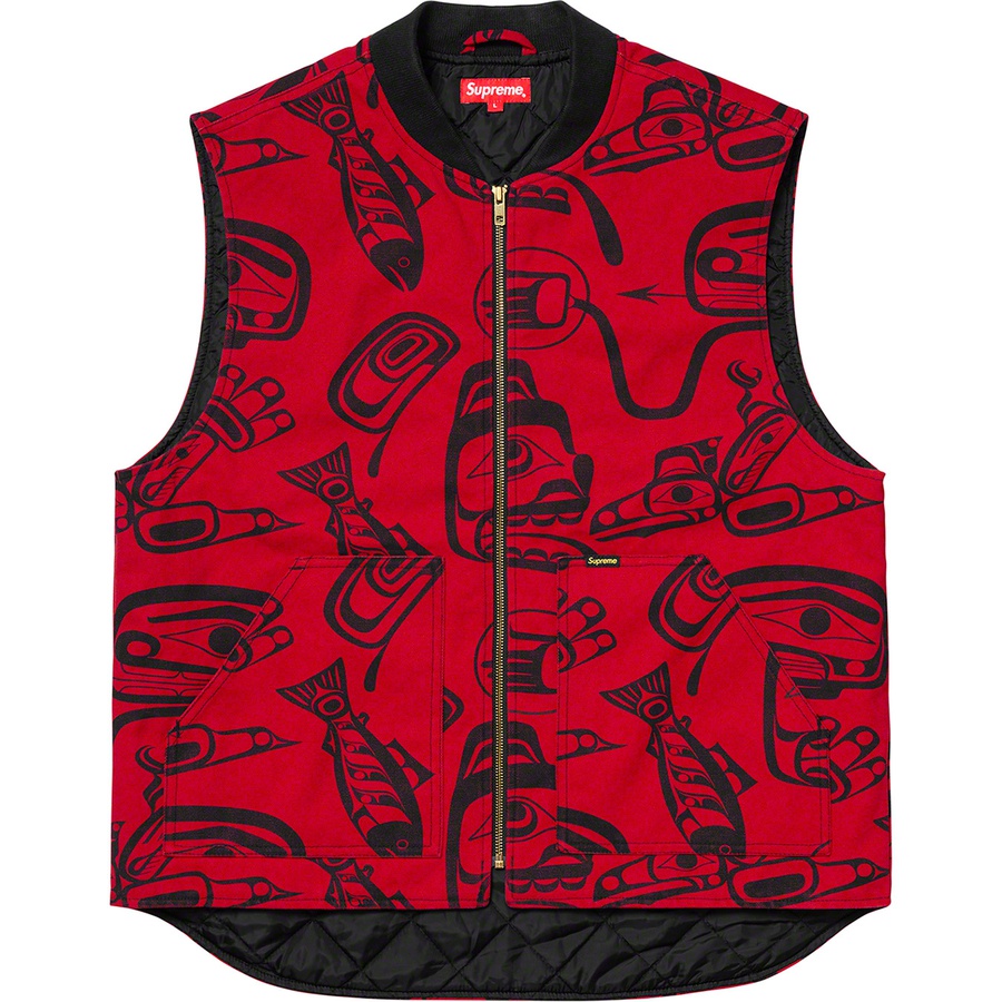 Supreme Haida Work Vest (FW19) - Red - $158
