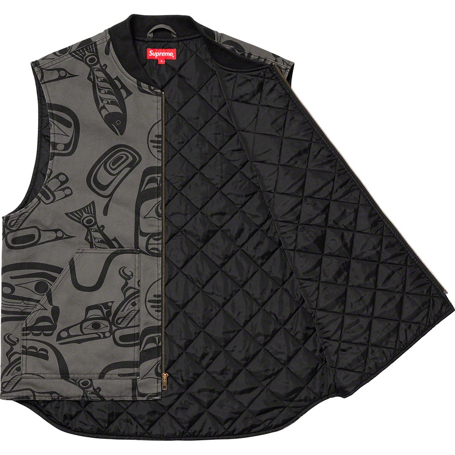Supreme Haida Work Vest (FW19) - Grey - $158