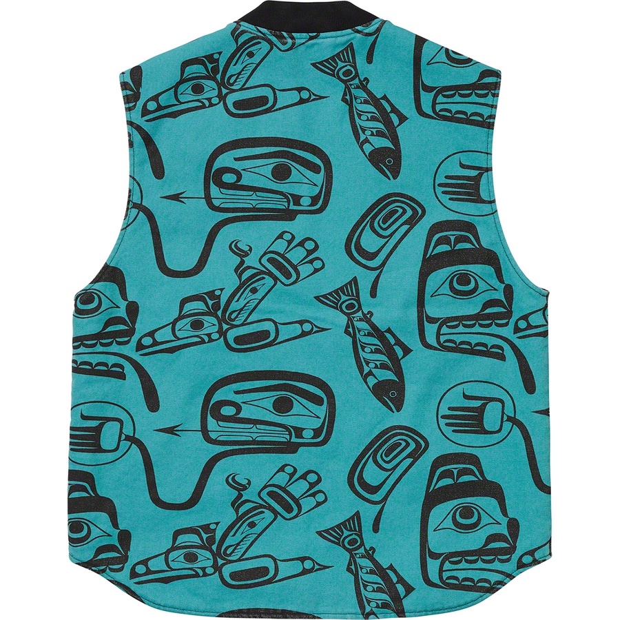 Supreme Haida Work Vest (FW19) - Teal - $158