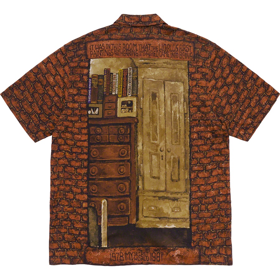 Supreme Martin Wong Supreme Secret World Rayon S S Shirt (FW19) - Multicolor - $158