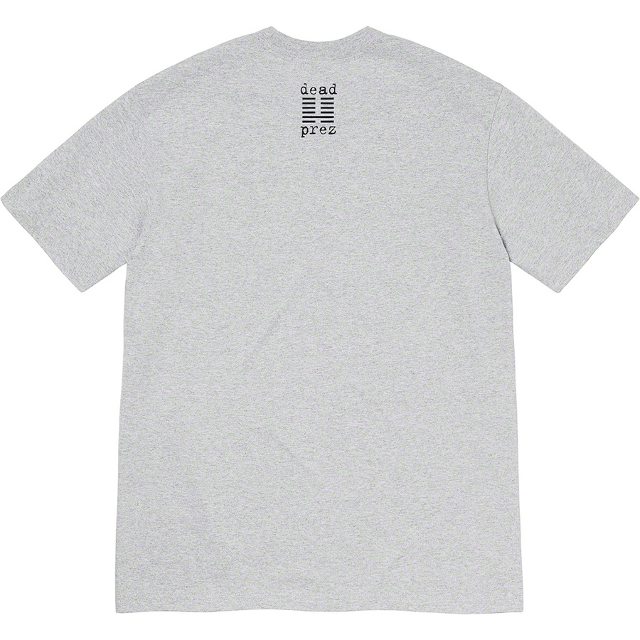 Supreme Supreme dead prez RBG Tee (FW19) - Heather Grey - $48