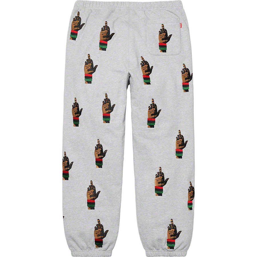 Supreme Supreme dead prez RBG Embroidered Sweatpant (FW19) - Heather Grey - $178