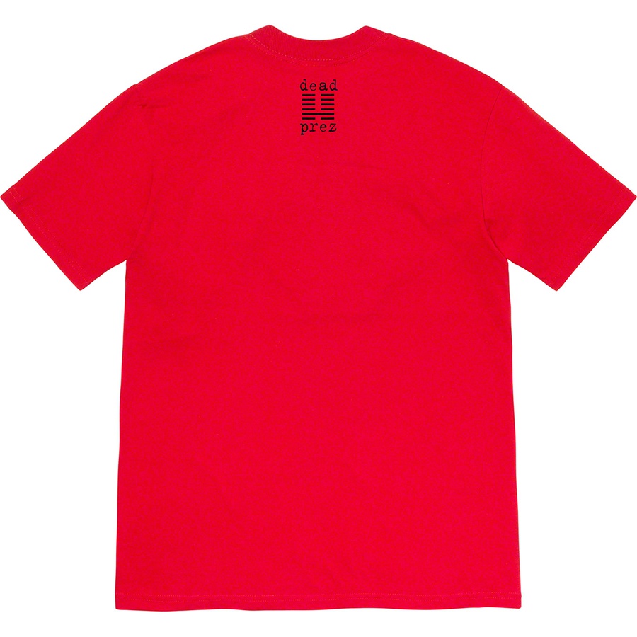 Supreme Supreme dead prez RBG Tee (FW19) - Red - $48