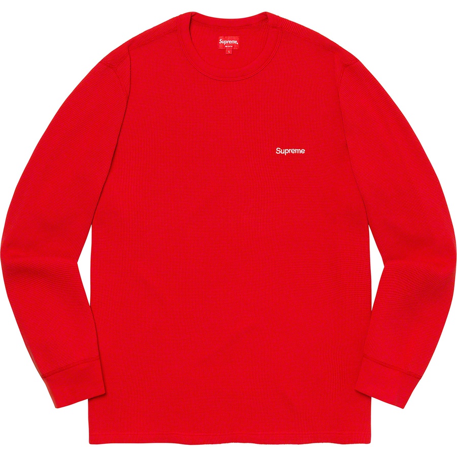 Supreme HQ Waffle Thermal (FW19) - Red - $98