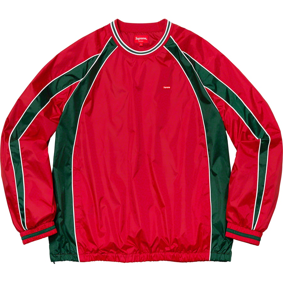 Supreme Piping Warm Up Pullover (FW19) - Red - $118
