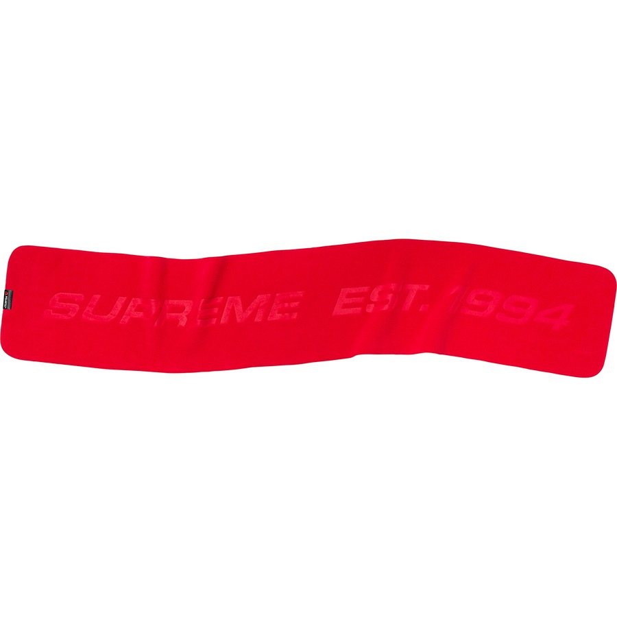 Supreme Polartec Scarf (FW19) - Red - $48