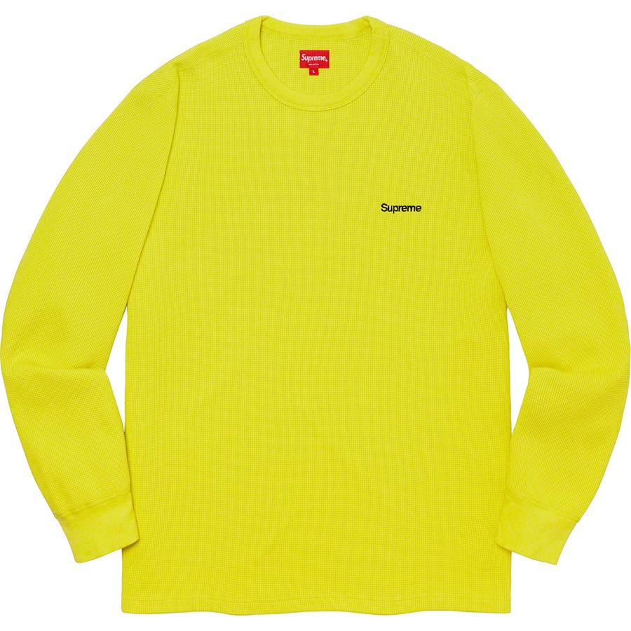 Supreme HQ Waffle Thermal (FW19) - Acid Green - $98