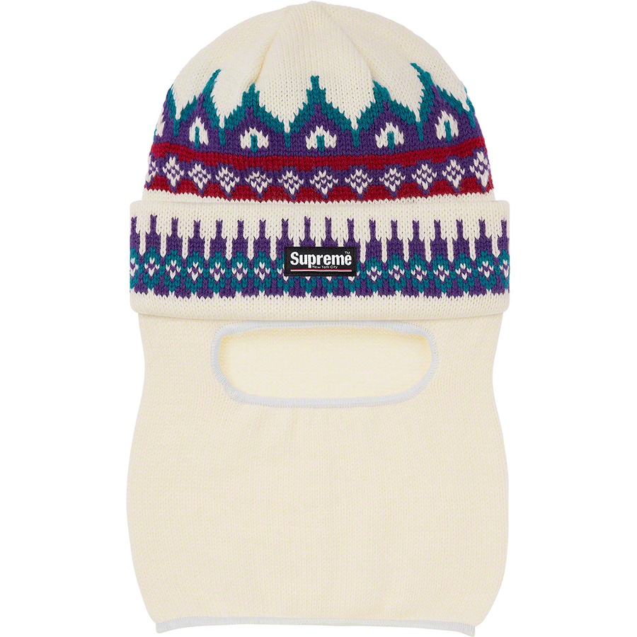 Supreme Facemask Beanie (FW19) - Natural - $40