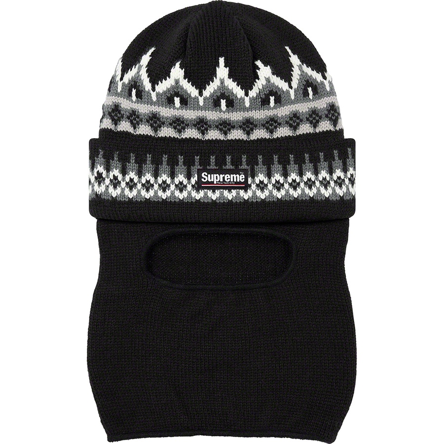Supreme Facemask Beanie (FW19) - Black - $40