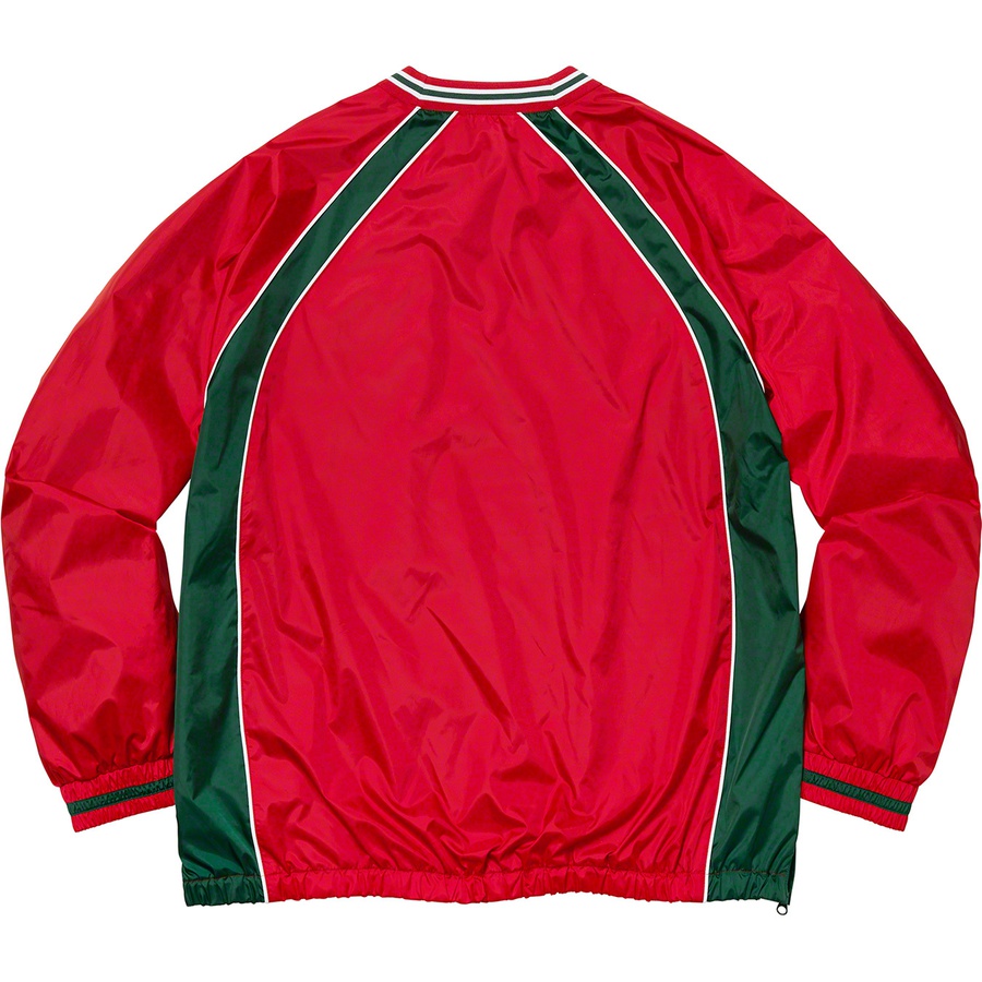 Supreme Piping Warm Up Pullover (FW19) - Red - $118