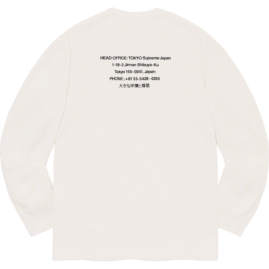 Supreme HQ Waffle Thermal (FW19) - Natural - $98