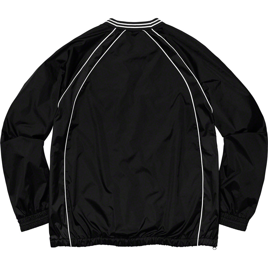 Supreme Piping Warm Up Pullover (FW19) - Black - $118