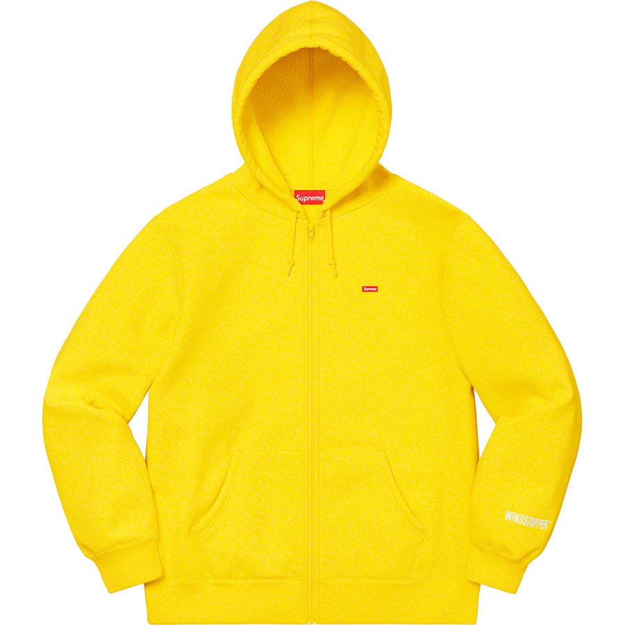 Supreme WINDSTOPPER Zip Up Hooded Sweatshirt (FW19) - Bright Yellow - $198