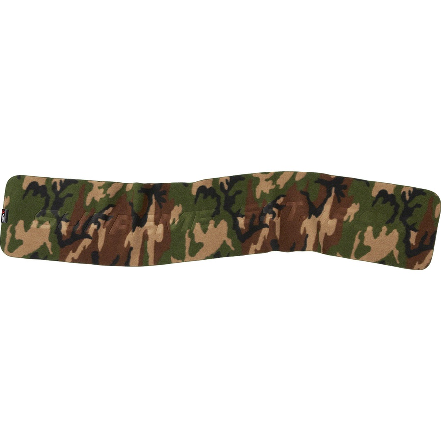 Supreme Polartec Scarf (FW19) - Woodland Camo - $48