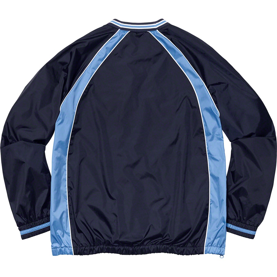 Supreme Piping Warm Up Pullover (FW19) - Blue - $118