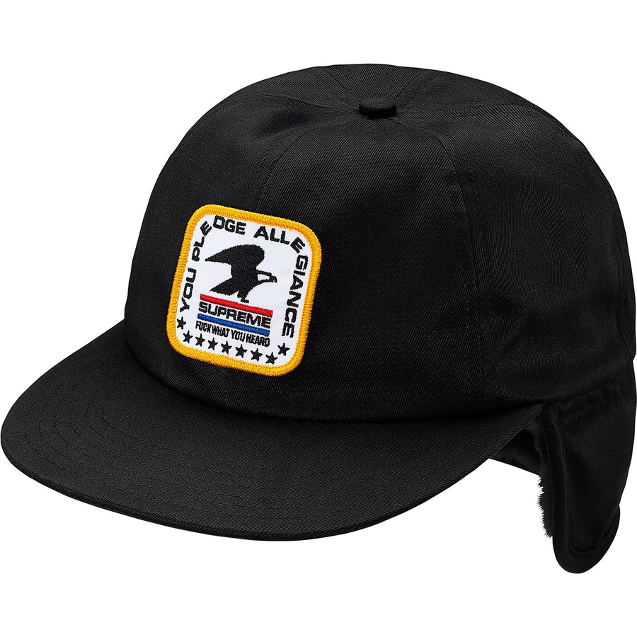 Supreme Earflap 6-Panel (FW19) - Black - $58