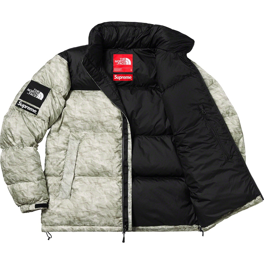 Supreme Supreme The North Face Paper Print Nuptse Jacket (FW19) - Paper Print - $398