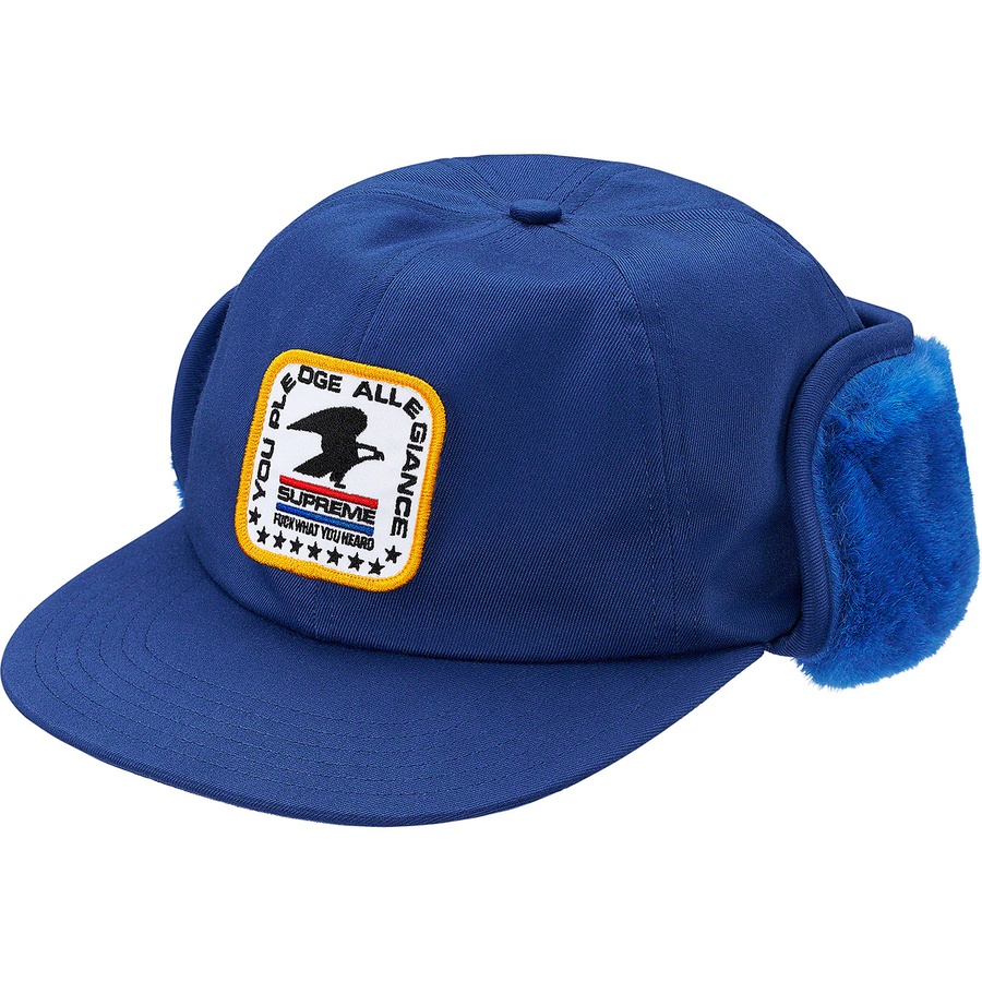 Supreme Earflap 6-Panel (FW19) - Royal - $58