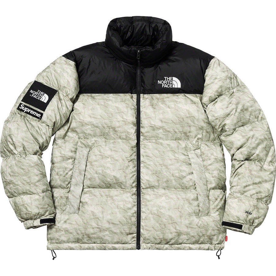 Supreme Supreme The North Face Paper Print Nuptse Jacket (FW19) - Paper Print - $398