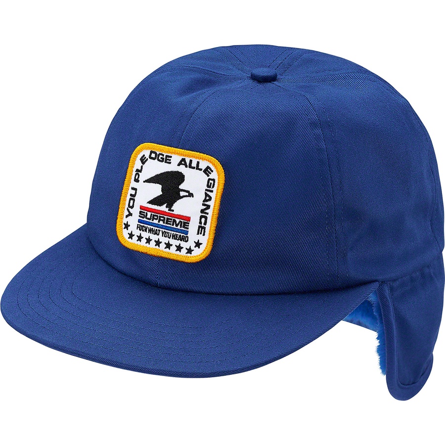 Supreme Earflap 6-Panel (FW19) - Royal - $58