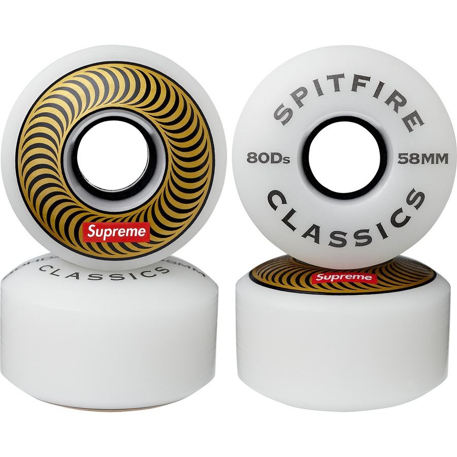 Supreme Supreme Spitfire Classic Wheels (Set of 4) (SS20) - Gold 58MM - $30