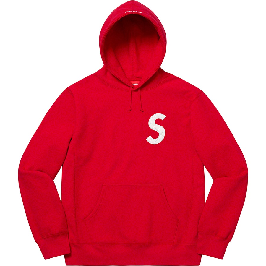 Supreme S Logo Hooded Sweatshirt (SS20) - Red - $158