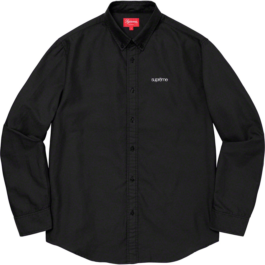 Supreme Oxford Shirt (SS20) - Black - $118