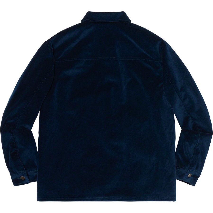 Supreme Velvet Chore Coat (SS20) - Navy - $198