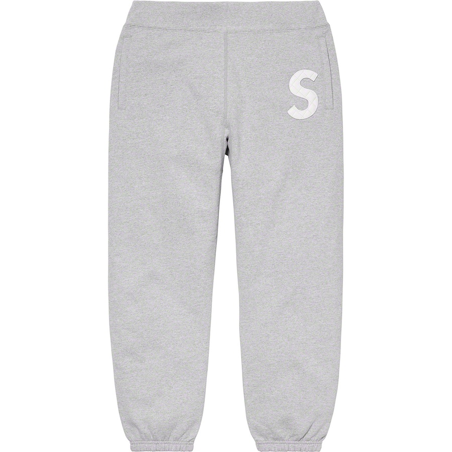 Supreme S Logo Sweatpant (SS20) - Heather Grey - $158