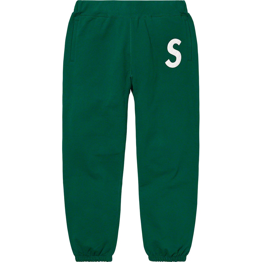 Supreme S Logo Sweatpant (SS20) - Dark Green - $158