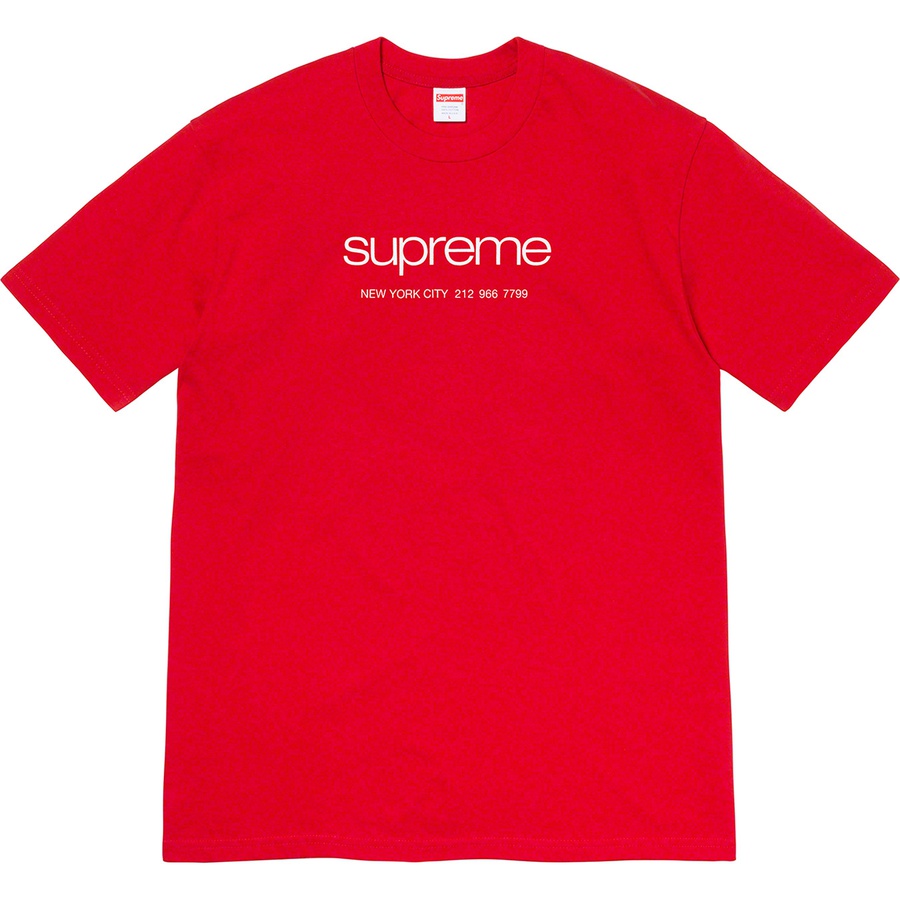 Supreme Shop Tee (SS20) - Red - $38