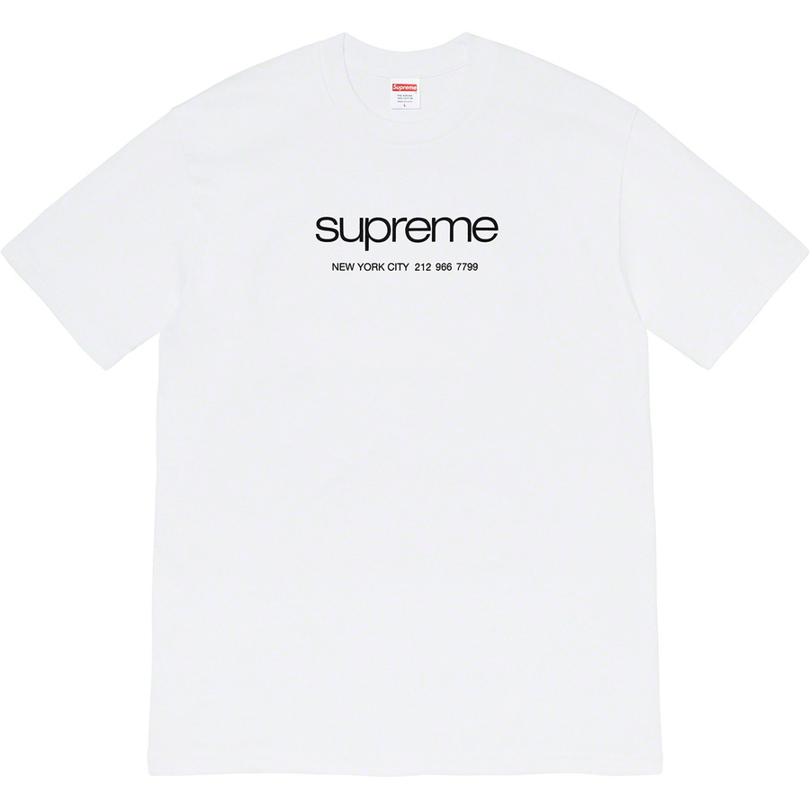 Supreme Shop Tee (SS20) - White - $38