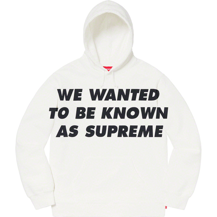 Supreme Known As Hooded Sweatshirt (SS20) - White - $148