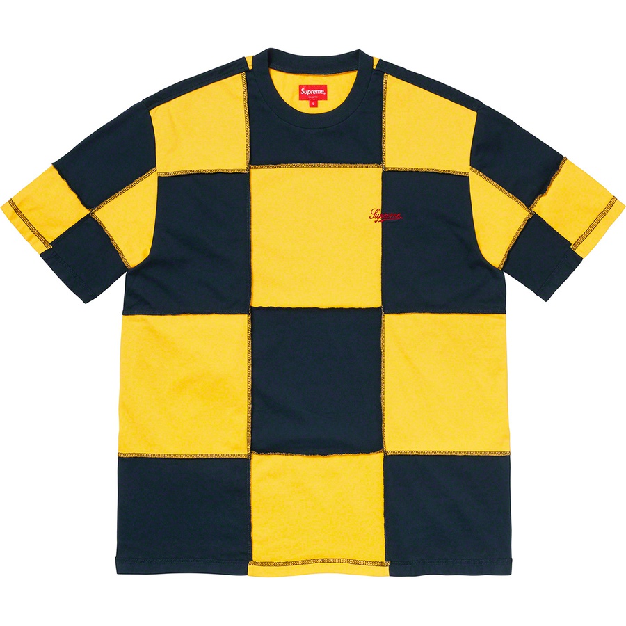 Supreme Patchwork S S Top (SS20) - Navy - $88