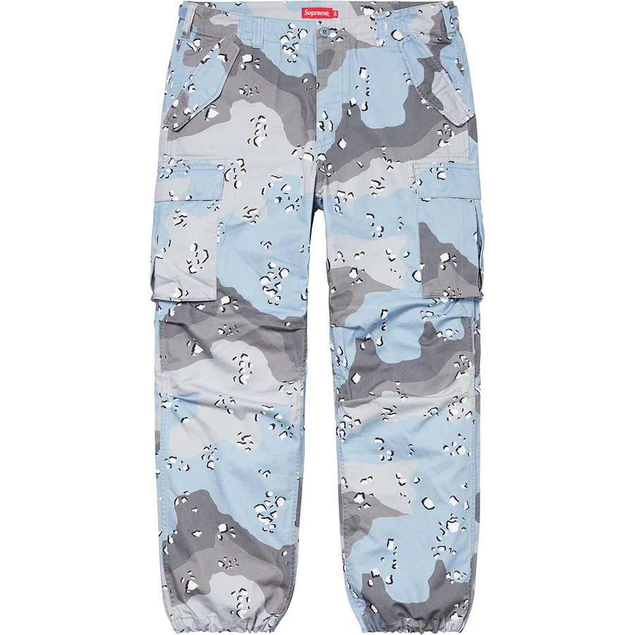 Supreme Cargo Pant (SS20) - Blue Chocolate Chip Camo - $148